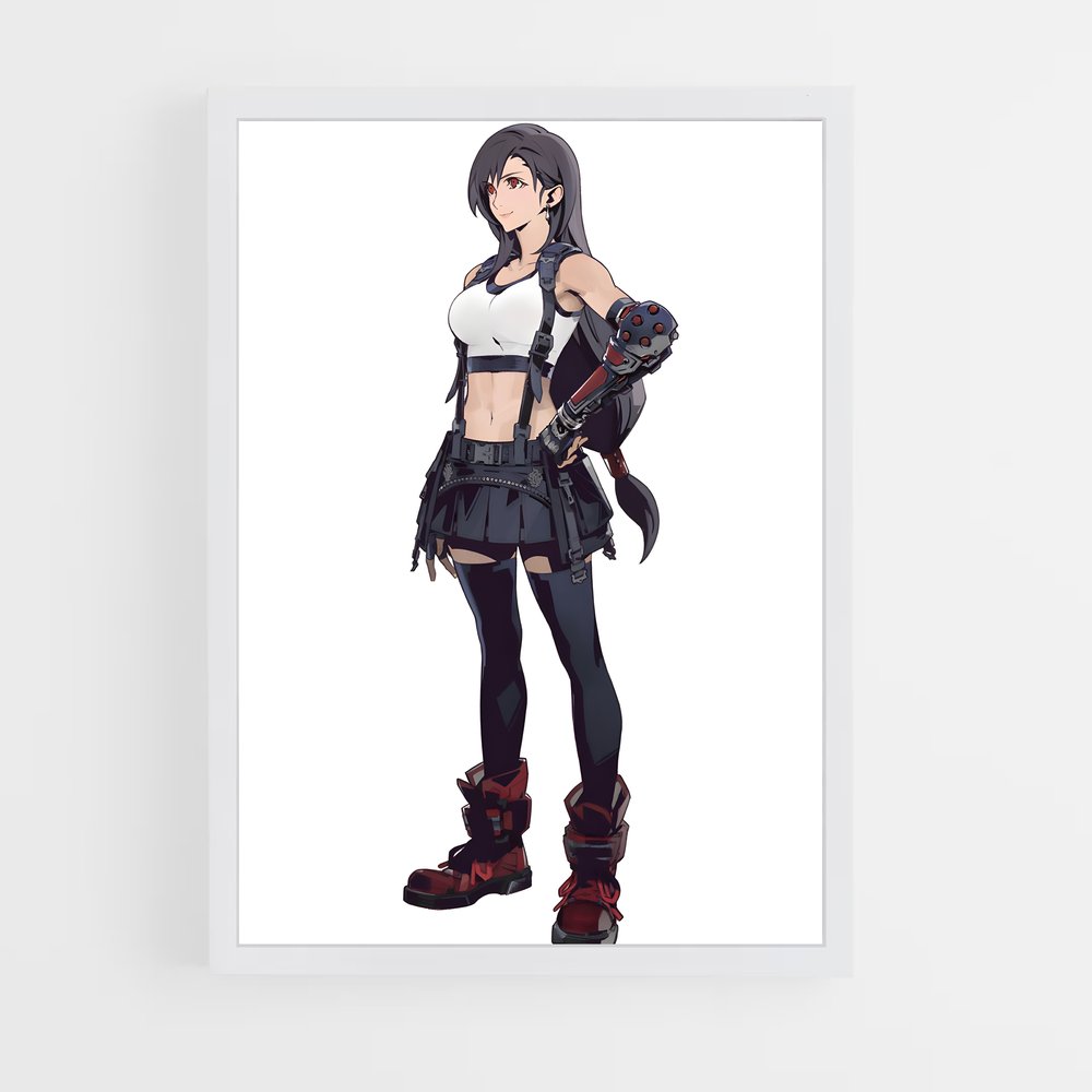 Poster Tifa, la Légende – affiche Final Fantasy (vue 3)
